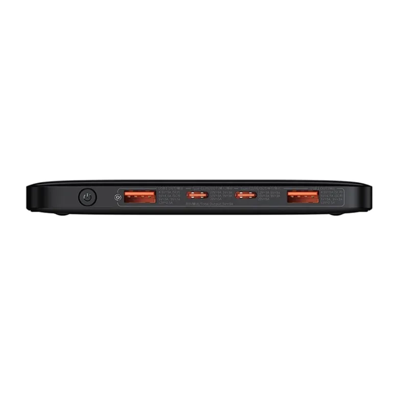 Baseus Blade Powerbank, 20000mAh, 2xUSB, 2xUSB-C + cable USB-C 100W (fekete) Baseus Blade Powerbank, 20000mAh, 2xUSB, 2xUSB-C + cable USB-C 100W (fekete)