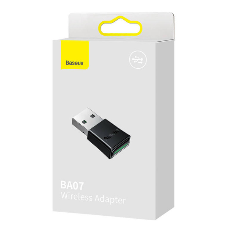 Baseus BA07 vezeték nélküli adapter (fekete) Baseus BA07 vezeték nélküli adapter (fekete)