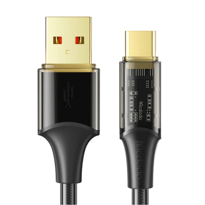 Mcdodo USB-C kábel CA-2092, 6A, 1.8m (fekete) Mcdodo USB-C kábel CA-2092, 6A, 1.8m (fekete)