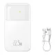 Baseus Powerbank Comet 10000mAh, USB - USB-C, lightning, 22.5W (fehér)