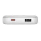 Baseus Powerbank Comet 10000mAh, USB - USB-C, lightning, 22.5W (fehér)