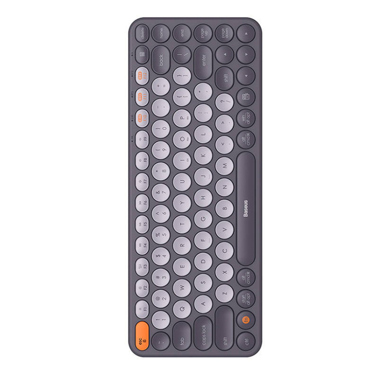Baseus K01A vezeték nélküli hárommódusú billentyűzet (matt szürke)