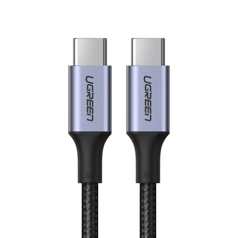 UGREEN US316 USB-C - USB-C kábel, 100W, 1m (fekete) UGREEN US316 USB-C - USB-C kábel, 100W, 1m (fekete)