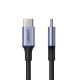 UGREEN US316 USB-C - USB-C kábel, 100W, 1m (fekete)