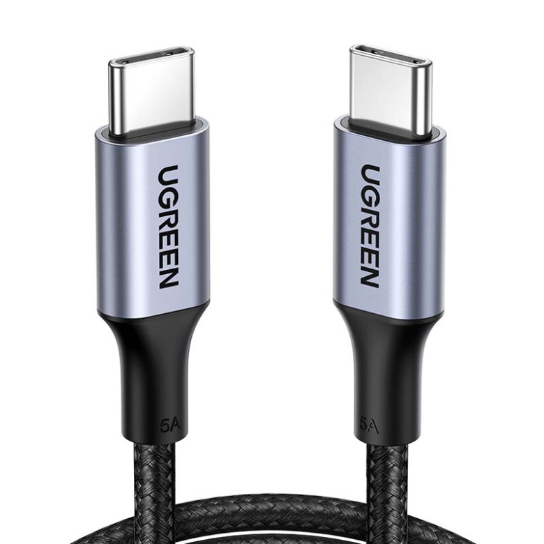 UGREEN US316 USB-C - USB-C kábel, 100W, 1m (fekete) UGREEN US316 USB-C - USB-C kábel, 100W, 1m (fekete)