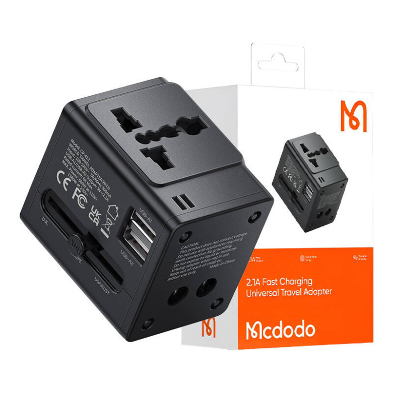 McDodo CP-4120 2.1A FC 2.1A FC utazási adapter