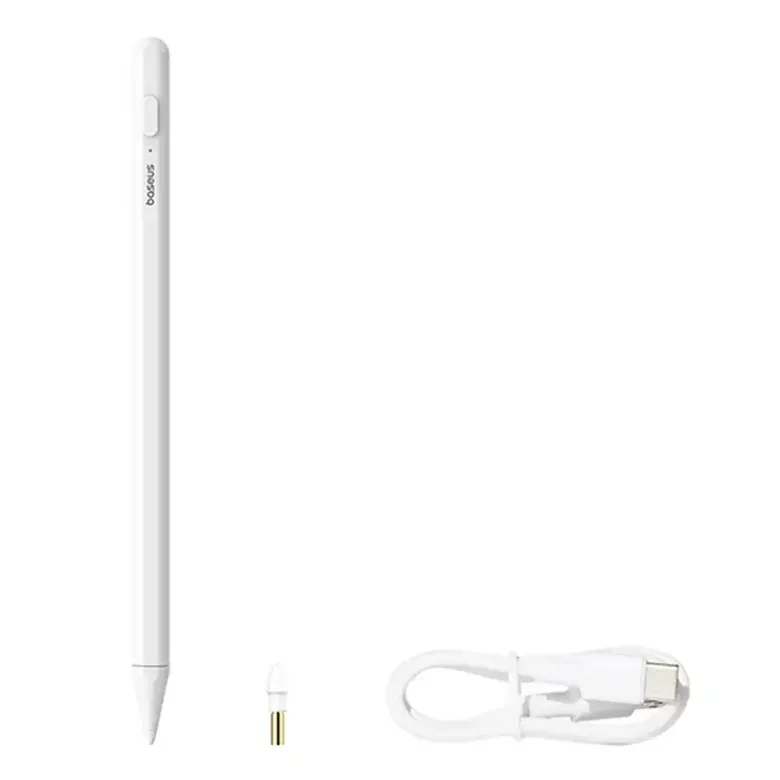 Baseus Smooth Writing 2 Stylus Lite LED-es kijelzővel (fehér) Baseus Smooth Writing 2 Stylus Lite LED-es kijelzővel (fehér)