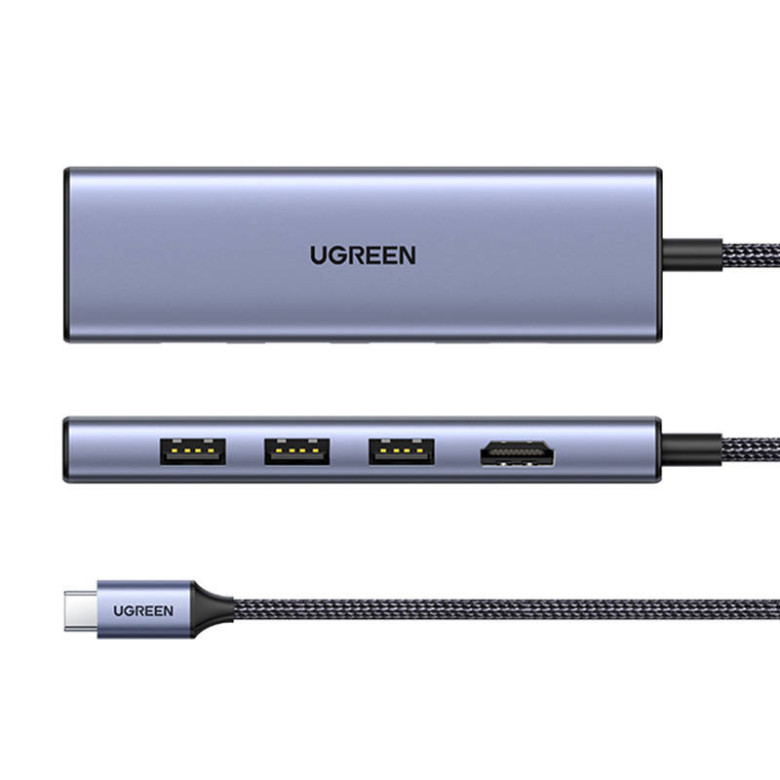 UGREEN Revodok CM511 Adapter hub USB-C - HDMI, 3x USB-A 3.0, SD/TF UGREEN Revodok CM511 Adapter hub USB-C - HDMI, 3x USB-A 3.0, SD/TF