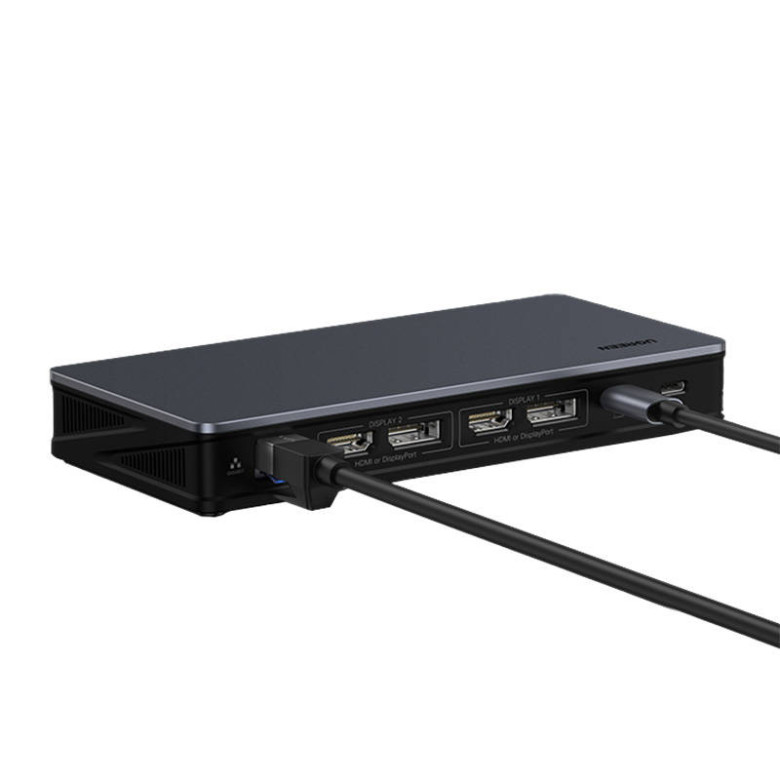 UGREEN Revodok Pro CM615 Adapter hub USB-C - 2x USB-A, 1x USB-C 3.1, 2x HDMI, 2x DP, SD/TF, RJ45 UGREEN Revodok Pro CM615 Adapter hub USB-C - 2x USB-A, 1x USB-C 3.1, 2x HDMI, 2x DP, SD/TF, RJ45