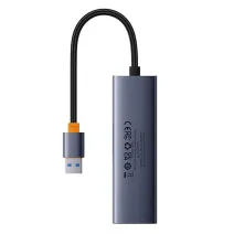 Baseus UltraJoy 4 az 1-ben Hub USB-A+4xUSB 3.0 (űrszürke)