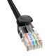 Baseus Ethernet CAT5 hálózati kábel, 0,5m (fekete) Baseus Ethernet CAT5 hálózati kábel, 0,5m (fekete)