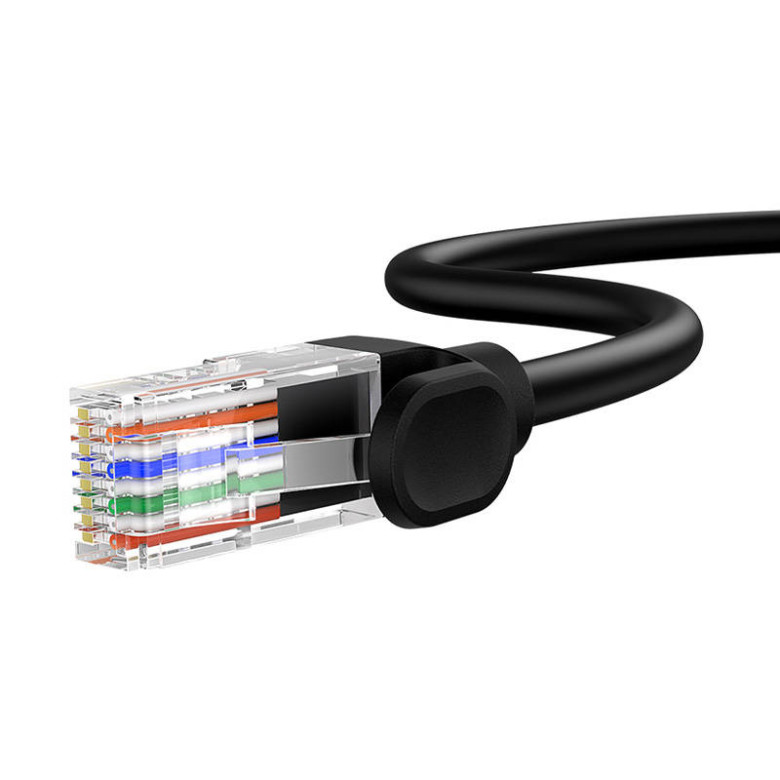 Baseus Ethernet CAT5 hálózati kábel, 5m (fekete) Baseus Ethernet CAT5 hálózati kábel, 5m (fekete)