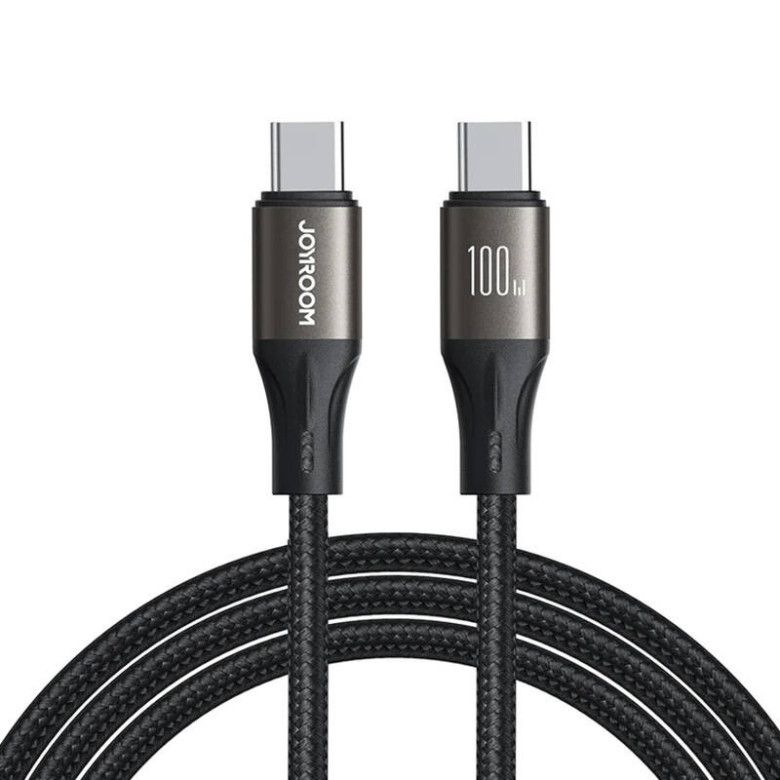 Joyroom Light-Speed USB-C USB-C SA25-CC5 kábel , 100W , 1,2m (fekete)