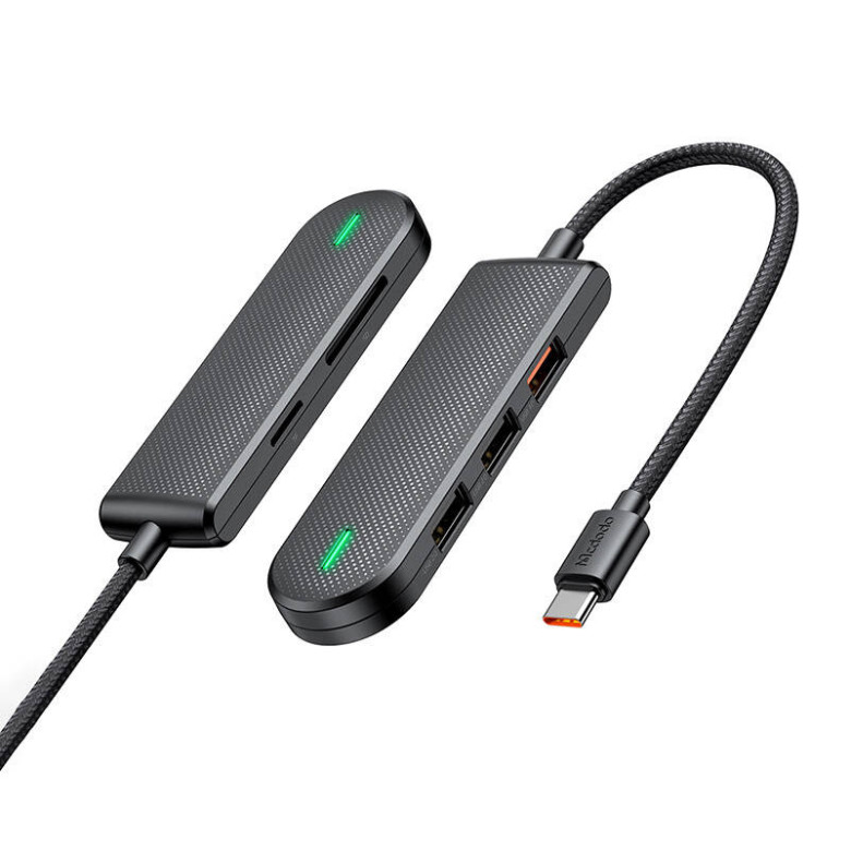 Mcdodo USB-C Hub HU-1430 5w1 (USB2.0*3,USB3.0*1,SD/TF) Mcdodo USB-C Hub HU-1430 5w1 (USB2.0*3,USB3.0*1,SD/TF)