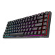 Royal Kludge RK84 RGB vezeték nélküli mechanikus billentyűzet, piros kapcsoló (fekete) Royal Kludge RK84 RGB vezeték nélküli mechanikus billentyűzet, piros kapcsoló (fekete)