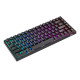 Royal Kludge RK84 RGB vezeték nélküli mechanikus billentyűzet, piros kapcsoló (fekete) Royal Kludge RK84 RGB vezeték nélküli mechanikus billentyűzet, piros kapcsoló (fekete)