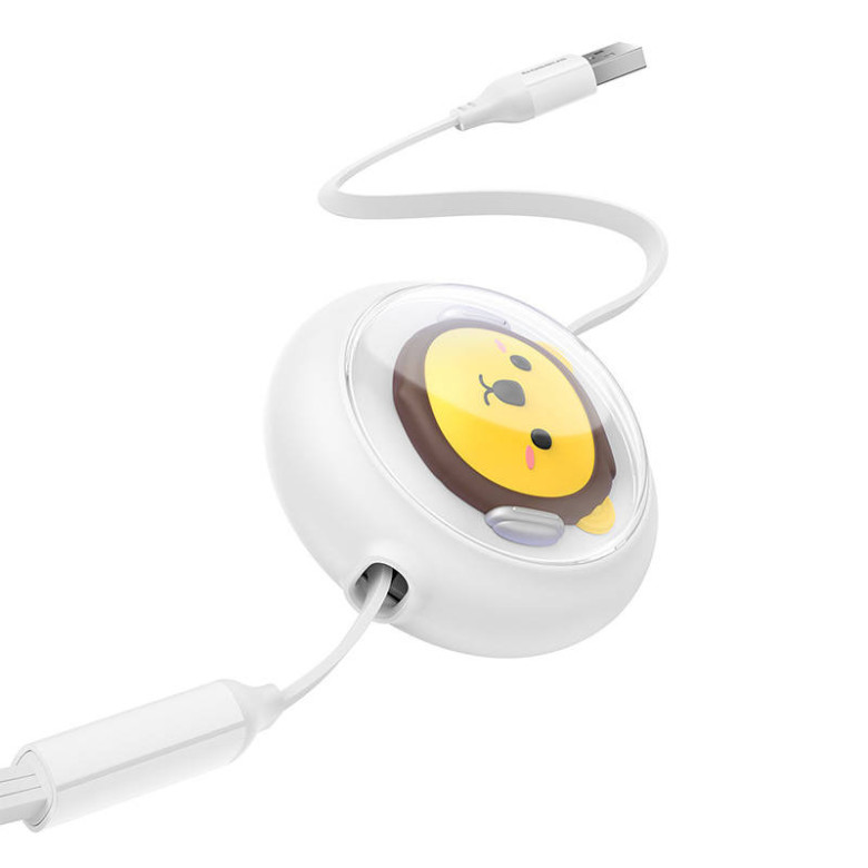 Baseus 3-1 töltőkábel USB - USB-C, USB-M, Lightning, 3,5A, 1,1m (fehér) Baseus 3-1 töltőkábel USB - USB-C, USB-M, Lightning, 3,5A, 1,1m (fehér)