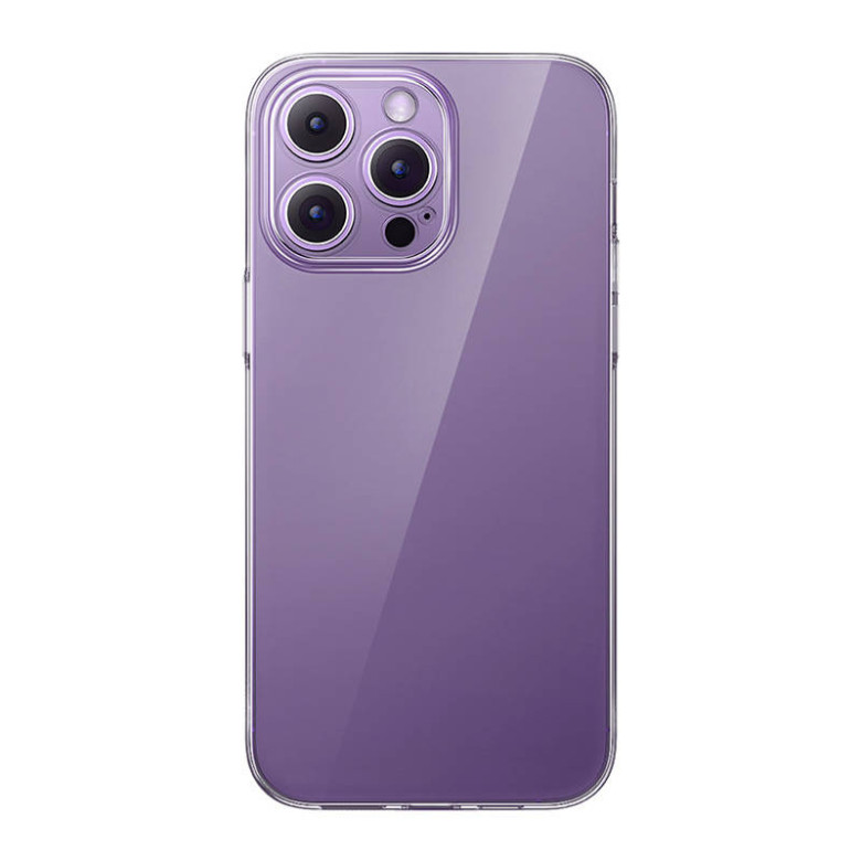 Baseus Átlátszó Tok iPhone 14 Pro Max + edzett üvegfólia Baseus Átlátszó Tok iPhone 14 Pro Max + edzett üvegfólia