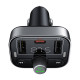 Baseus S-09 Pro FM transzmitter, Bluetooth (fekete)