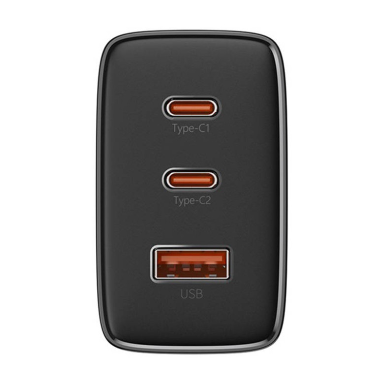 Baseus OS-Cube Pro töltő 2xUSB-C + USB, 65W (fekete)