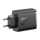 Baseus OS-Cube Pro töltő 2xUSB-C + USB, 65W (fekete) Baseus OS-Cube Pro töltő 2xUSB-C + USB, 65W (fekete)