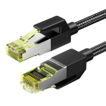 UGREEN NW150 fonott hálózati kábel, Ethernet RJ45, Cat.7, F / FTP, 5 m (fekete) UGREEN NW150 fonott hálózati kábel, Ethernet RJ45, Cat.7, F / FTP, 5 m (fekete)