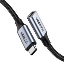 UGREEN US372 Hosszabbító USB-C 3.1 Gen2 kábel, 4K, 100W, 1m (fekete) UGREEN US372 Hosszabbító USB-C 3.1 Gen2 kábel, 4K, 100W, 1m (fekete)