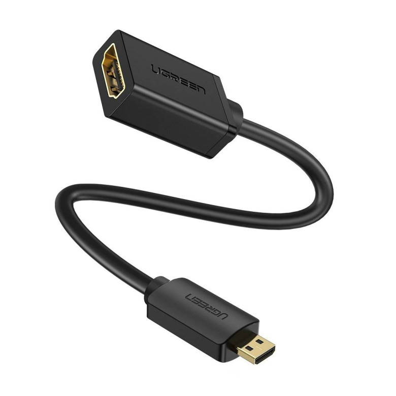 UGREEN adapter 20134 Micro HDMI HDMI-re, 20cm (fekete) UGREEN adapter 20134 Micro HDMI HDMI-re, 20cm (fekete)