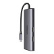 UGREEN Revodok Pro CM498 7 az 1-ben adapter USB-C - 2x USB-A 3.2, USB-C 3.2, SD/TF, PD UGREEN Revodok Pro CM498 7 az 1-ben adapter USB-C - 2x USB-A 3.2, USB-C 3.2, SD/TF, PD