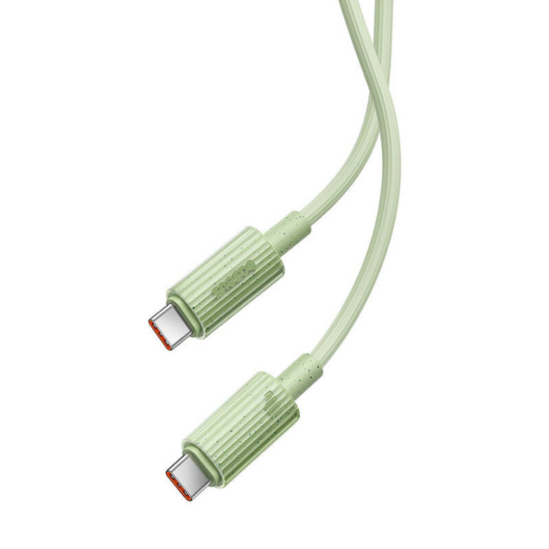 Baseus Habitat Series gyorstöltő kábel USB-C - USB-C, 100W, 2m (zöld) Baseus Habitat Series gyorstöltő kábel USB-C - USB-C, 100W, 2m (zöld)