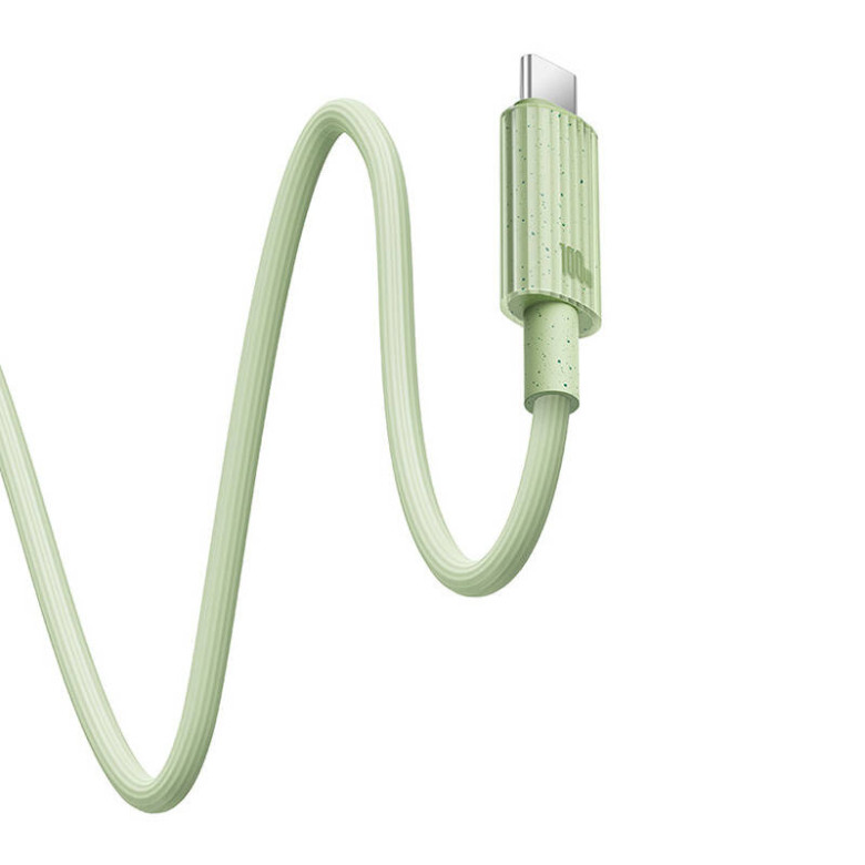 Baseus Habitat Series gyorstöltő kábel USB-C - USB-C, 100W, 2m (zöld) Baseus Habitat Series gyorstöltő kábel USB-C - USB-C, 100W, 2m (zöld)