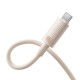 Baseus Habitat Series USB-USB-C gyorstöltő kábel, 2m, 100W (rózsaszín)
