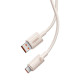 Baseus Habitat Series USB-USB-C gyorstöltő kábel, 2m, 100W (rózsaszín)