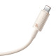 Baseus Habitat Series USB-USB-C gyorstöltő kábel, 2m, 100W (rózsaszín)