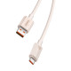 Baseus Habitat Series USB-USB-C gyorstöltő kábel, 2m, 100W (rózsaszín)