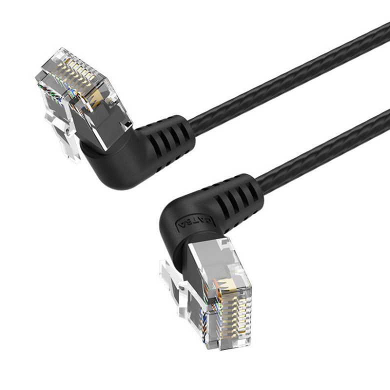 Hálózati kábel UTP Cat.6 Vention IBOBJ, RJ45 Ethernet, 5m (fekete) Hálózati kábel UTP Cat.6 Vention IBOBJ, RJ45 Ethernet, 5m (fekete)