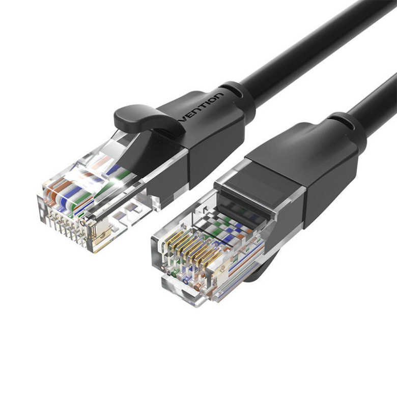 UTP CAT6 hálózati kábel Vention IBEBN RJ45 Ethernet 1000Mbps 15m fekete