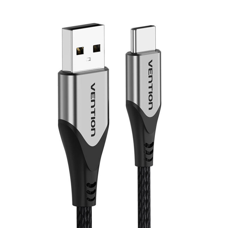 USB 2.0 A to USB-C cable Vention CODHD 3A 0,5m gray USB 2.0 A to USB-C cable Vention CODHD 3A 0,5m gray
