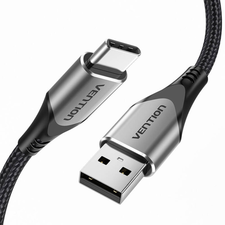 USB 2.0 A to USB-C cable Vention CODHD 3A 0,5m gray USB 2.0 A to USB-C cable Vention CODHD 3A 0,5m gray
