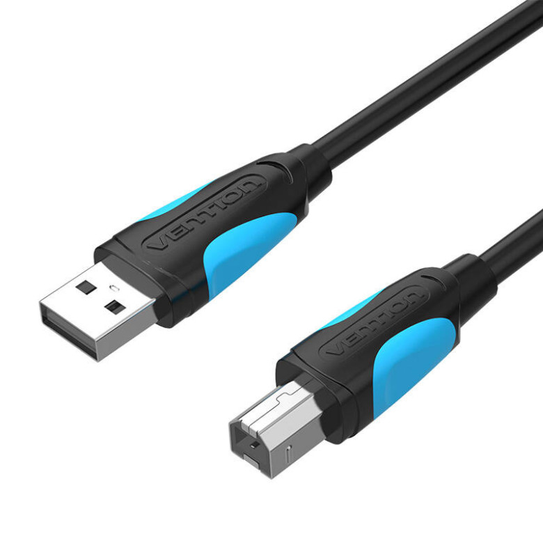 USB 2.0 A to USB-B printer cable Vention VAS-A16-B100 1m Black USB 2.0 A to USB-B printer cable Vention VAS-A16-B100 1m Black