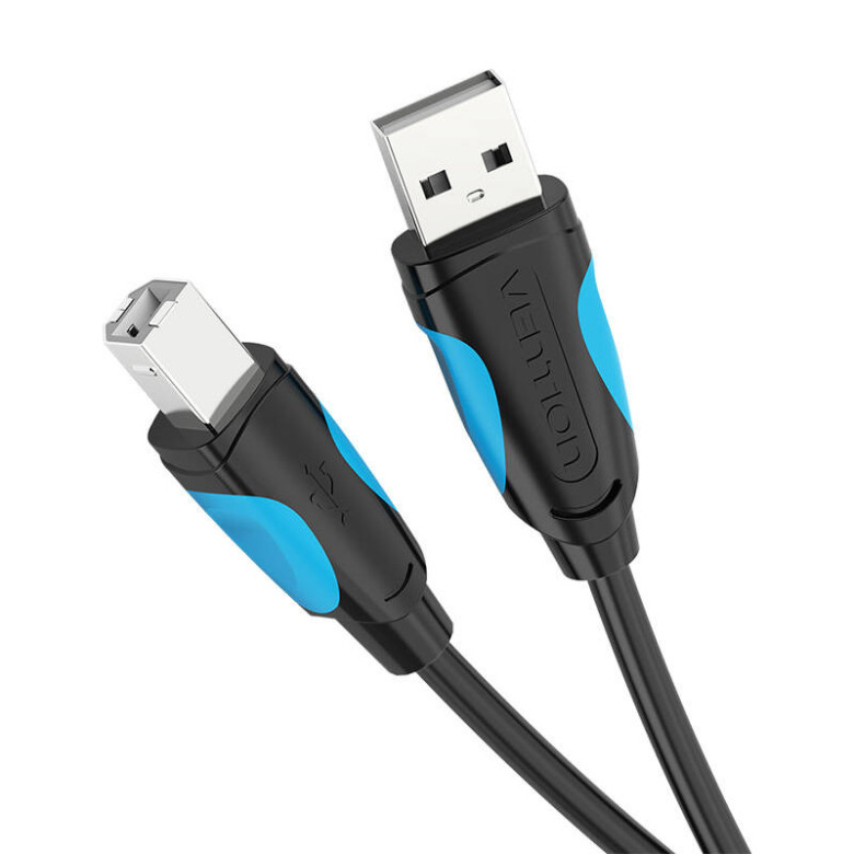 USB 2.0 A to USB-B printer cable Vention VAS-A16-B100 1m Black USB 2.0 A to USB-B printer cable Vention VAS-A16-B100 1m Black