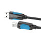 USB 3.0 A-Micro-B nyomtatókábel Vention VAS-A16-B500 5m Fekete
