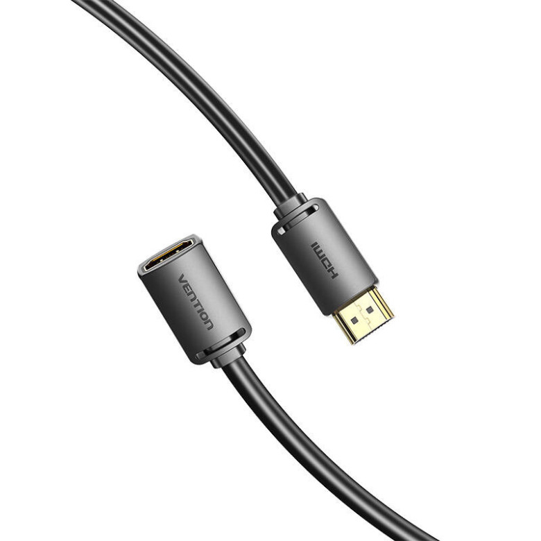 HDMI 2.0 Male to HDMI 2.0 Female Extension Cable Vention AHCBI 3m, 4K 60Hz, (Black) HDMI 2.0 Male to HDMI 2.0 Female Extension Cable Vention AHCBI 3m, 4K 60Hz, (Black)