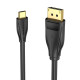 USB-C - DisplayPort 1.4 kábel Vention CGYBG, 1,5m, 8K 60Hz/4K 120Hz (fekete)
