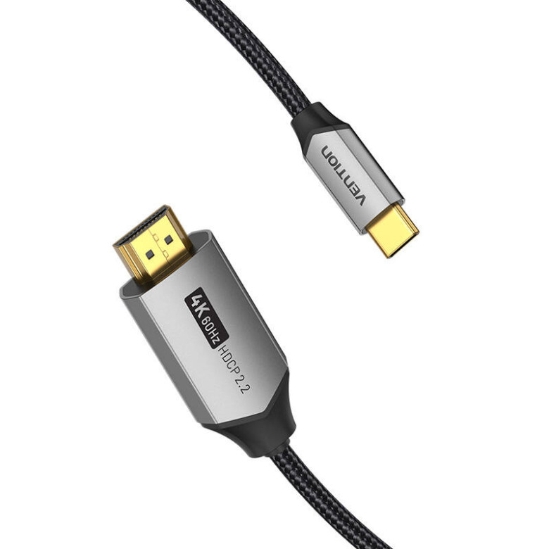 USB-C do HDMI 2.0 Cable Vention CRBBG 1,5m, 4K 60Hz (black) USB-C do HDMI 2.0 Cable Vention CRBBG 1,5m, 4K 60Hz (black)