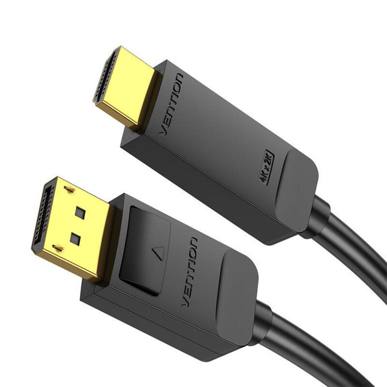 DisplayPort 1.2 HDMI 1.4 kábel Vention HAGBI 3m, 4K 30Hz (fekete) DisplayPort 1.2 HDMI 1.4 kábel Vention HAGBI 3m, 4K 30Hz (fekete)