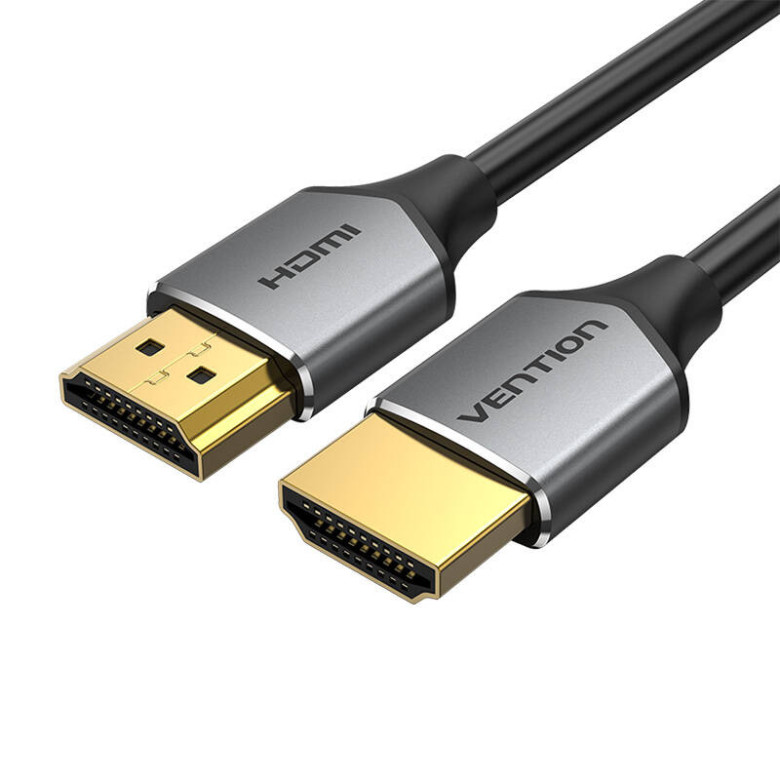 Ultra Thin HDMI Cable Vention ALEHD 0.5m 4K 60Hz (Gray) Ultra Thin HDMI Cable Vention ALEHD 0.5m 4K 60Hz (Gray)