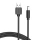 Power Cable USB 2.0 to DC 5.5mm Barrel Jack 5V Vention CEYBF 1m (black) Power Cable USB 2.0 to DC 5.5mm Barrel Jack 5V Vention CEYBF 1m (black)