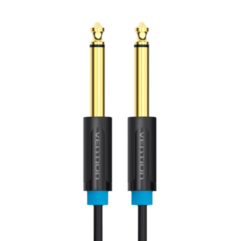 Audio Cable TS 6.35mm Vention BAABI 3m (black) Audio Cable TS 6.35mm Vention BAABI 3m (black)