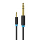 Audio Cable TRS 3.5mm to 6.35mm Vention BABBG 1,5m, Black Audio Cable TRS 3.5mm to 6.35mm Vention BABBG 1,5m, Black